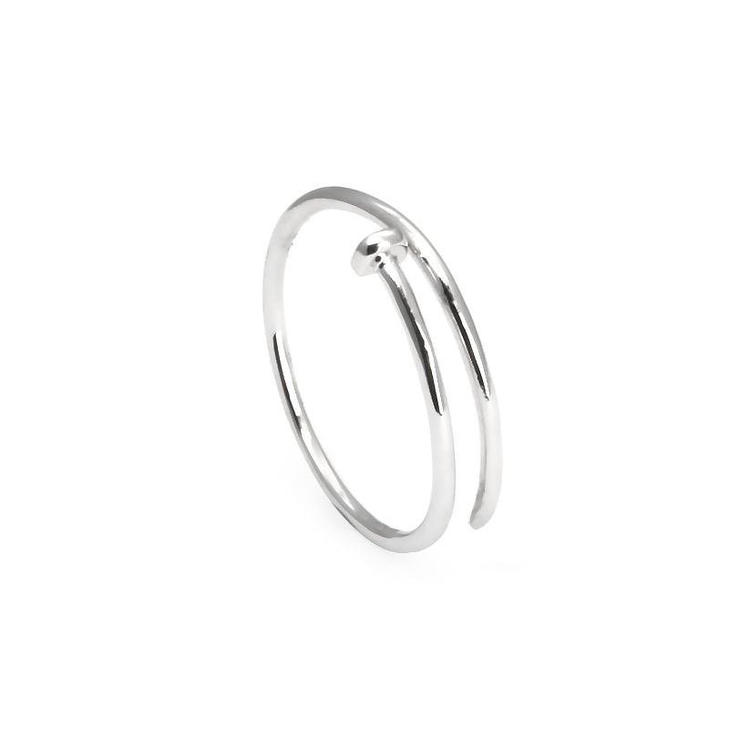 Bague clou argent hotsell
