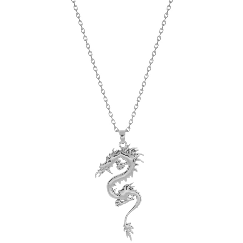 Collier Argent 925 Dragon