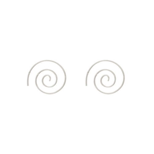 Boucles d'Oreilles Argent 925 Spirale XS 1