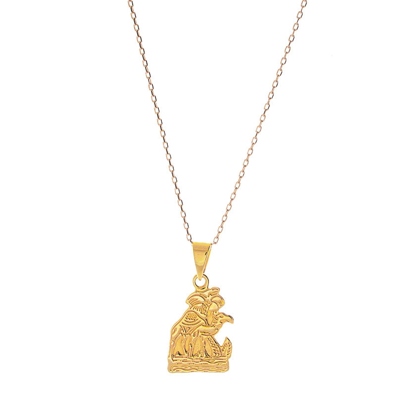 Collier Plaqué Or Desert