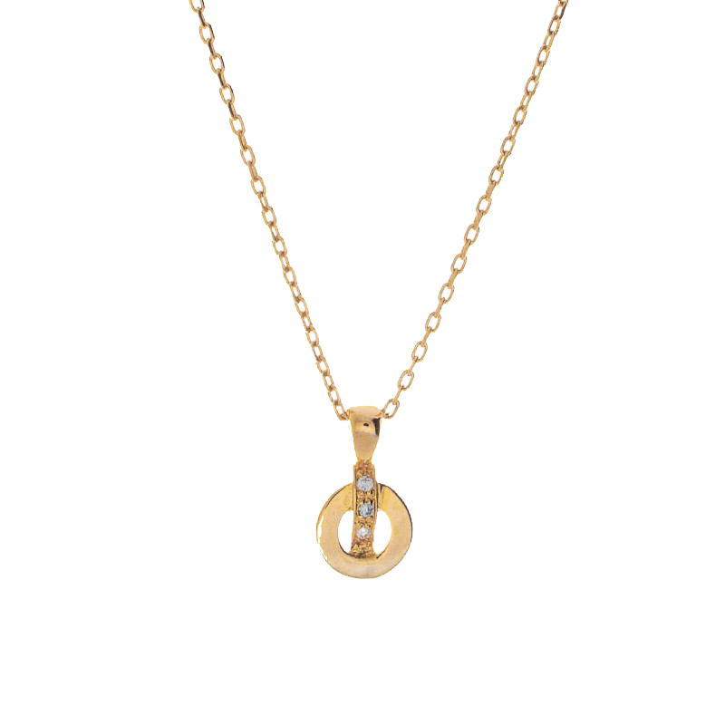Collier Plaqué Or Circles