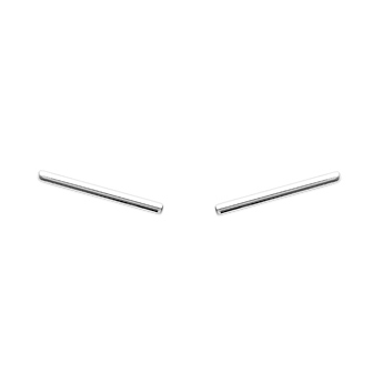Puces Argent 925 Barres