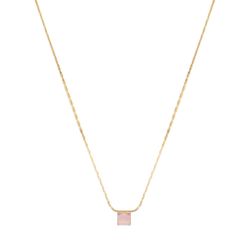 Collier Tam Tam dans la Ville Doré Carré Simple