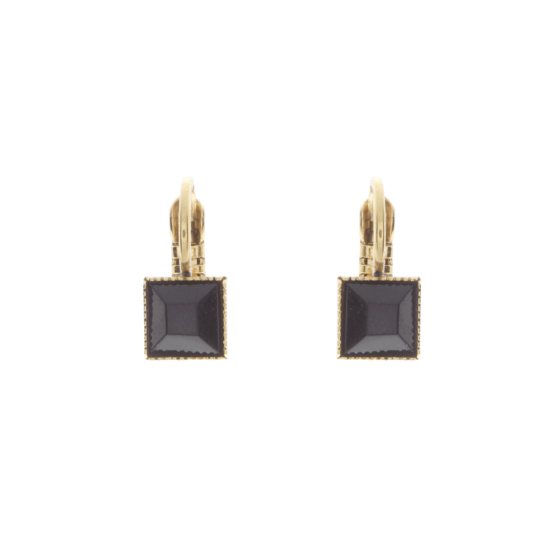 Boucles d'oreilles Tam Tam dans la Ville Doré Carré S