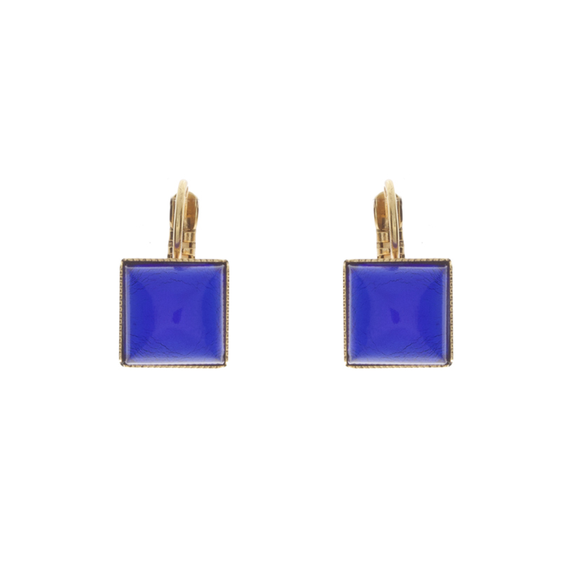 Boucles d'oreilles Tam Tam dans la Ville Doré Carré