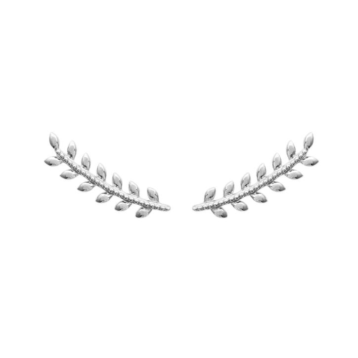 Boucles d'oreilles Montantes Argent 925 Epi sans Zircons