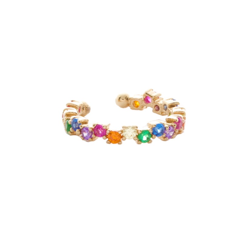 Bague d'oreille Plaqué Or Multi