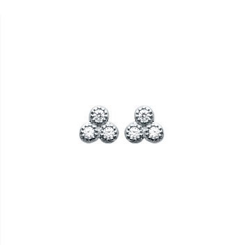 Puces Argent 925 Trois