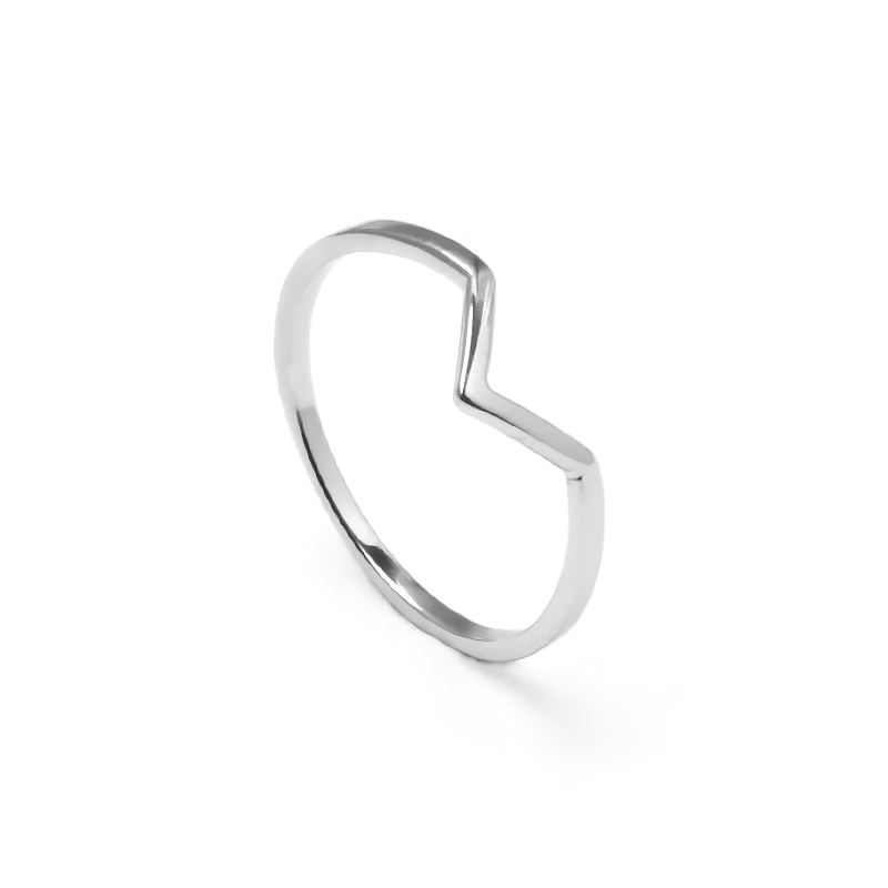 Bague Argent 925 Wave V