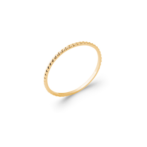 Bague Plaqué Or Fine Lynka
