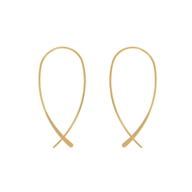 Boucles d'Oreilles Plaqué Or iRIA