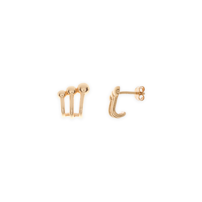 Boucles d'oreilles Plaqué Or Keen