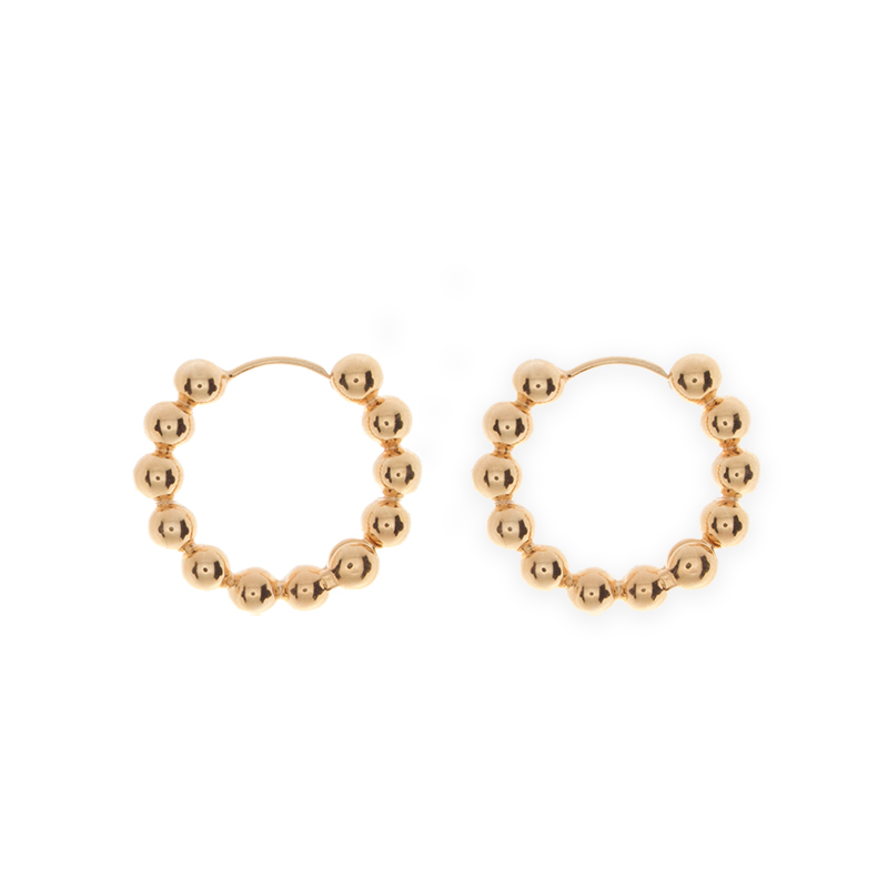 Créoles Gold Filled Boules