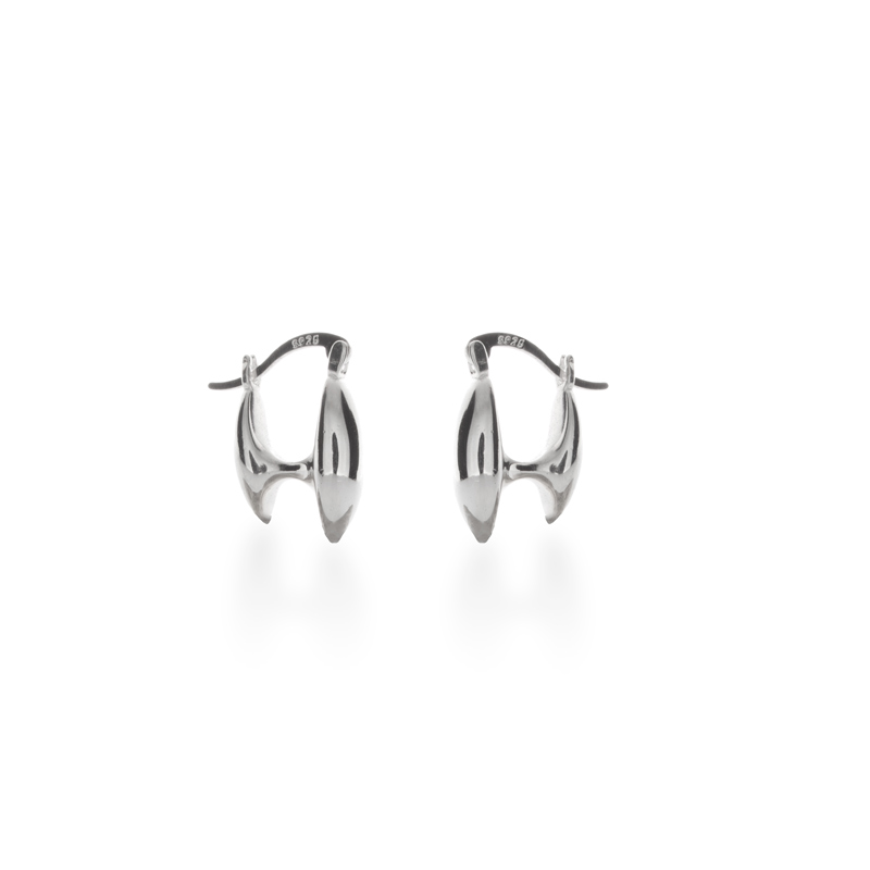 Boucle d'Oreille Argent 925 H